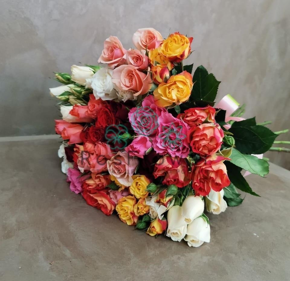 Букет цветов из: Розы в Озерецкий