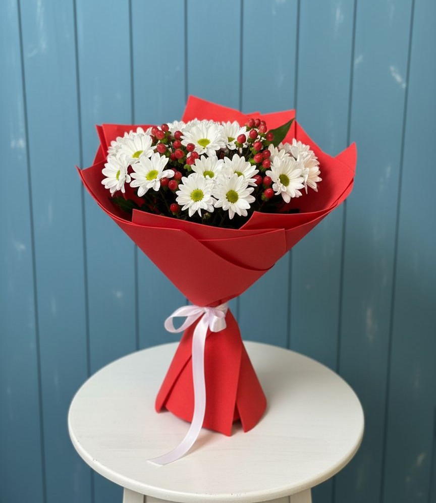 Букет цветов из: Хризантемы в Озерецкий