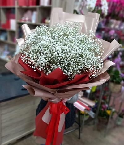 Букет цветов из: Гипсофила в Озерецкий