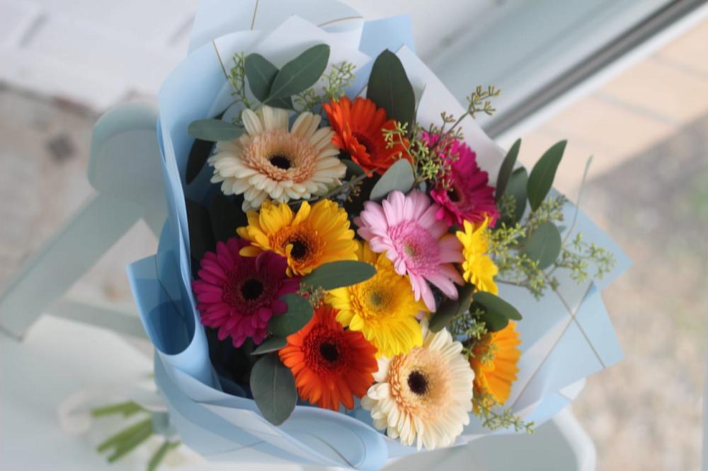 Букет цветов из: Герберы в Озерецкий