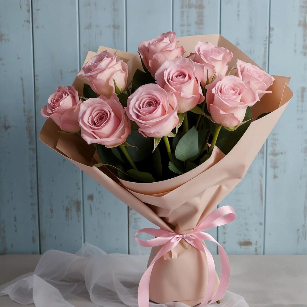 Букет цветов из: Розы в Озерецкий