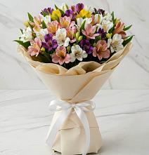 Букет цветов из:  Альстромерии в Озерецкий