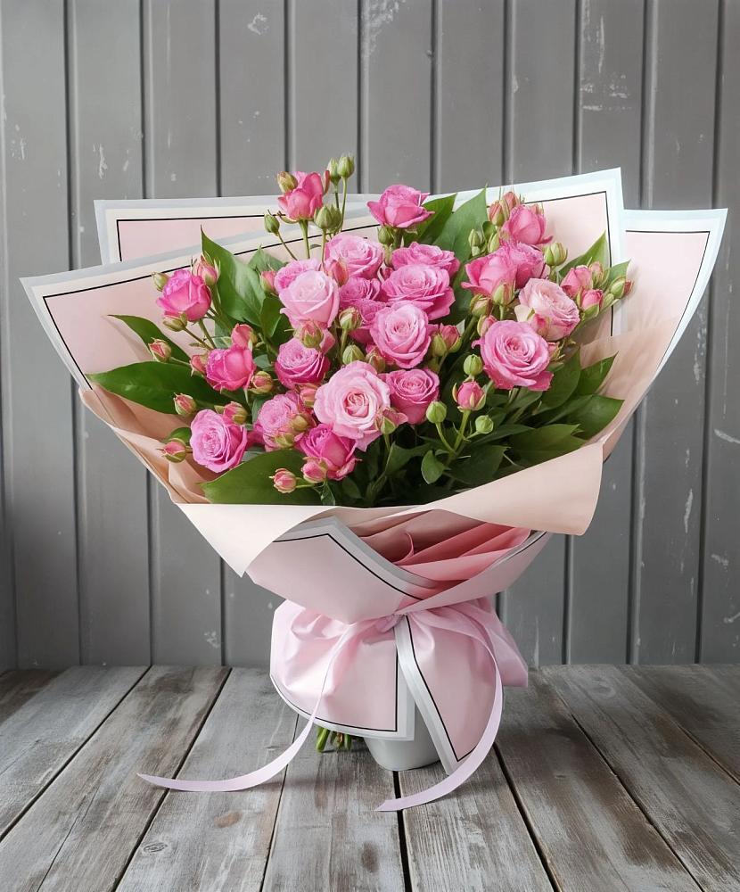 Букет Розовый кустик в Озерецкий