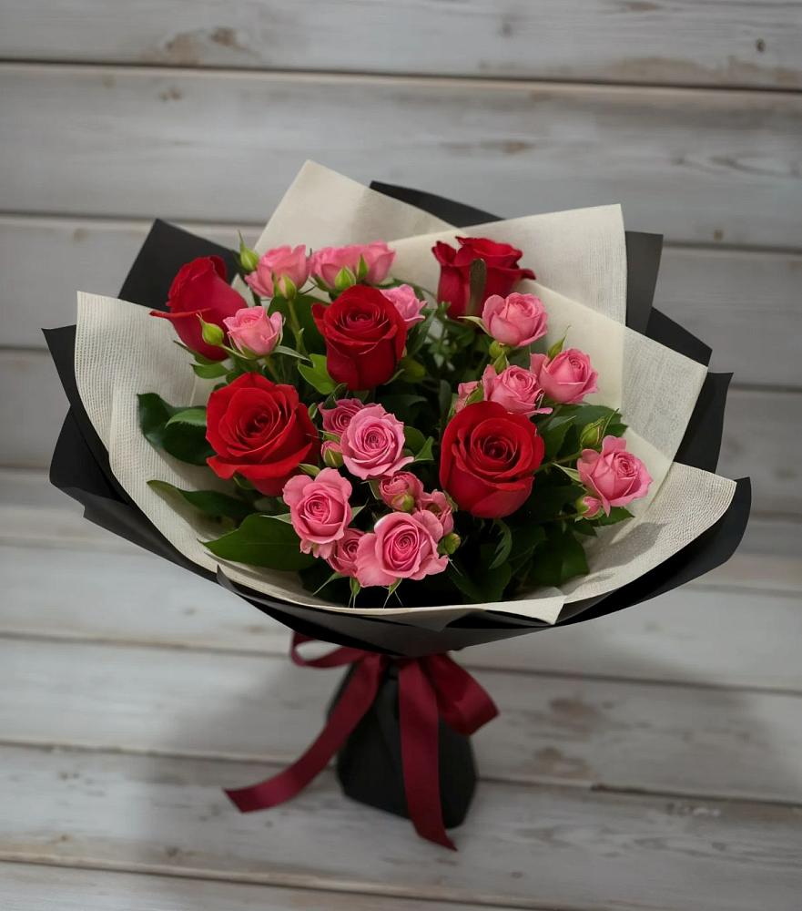 Букет цветов из: Розы в Озерецкий