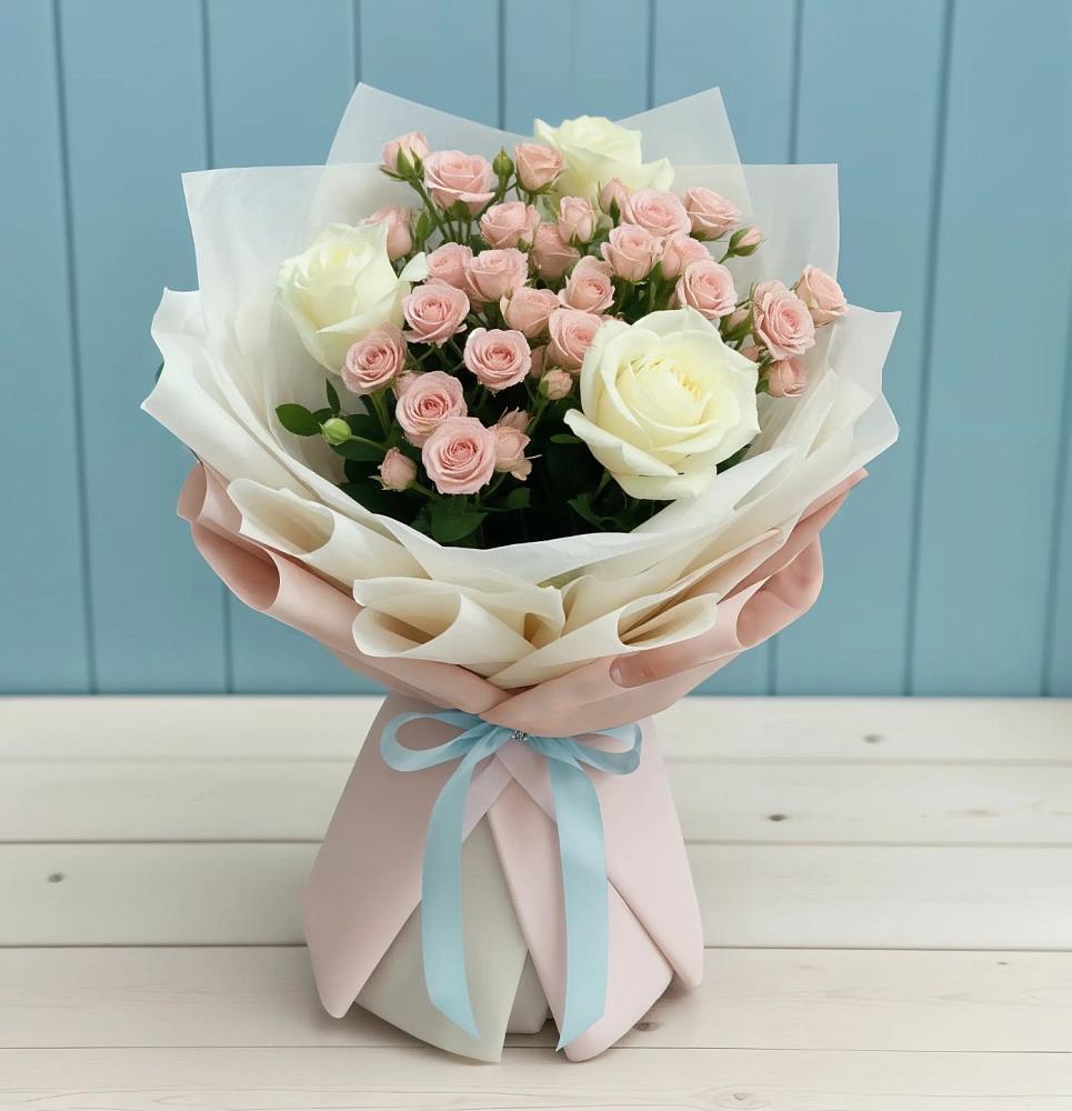 Букет цветов из: Розы в Озерецкий