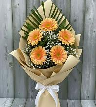 Букет цветов из:  Герберы в Озерецкий
